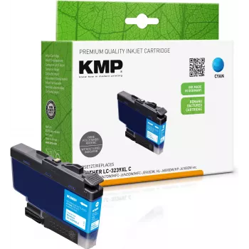 KMP azúrová kompatibilná atramentová kazeta pre Brother LC-3239XLC (High Yield) 1543,4003