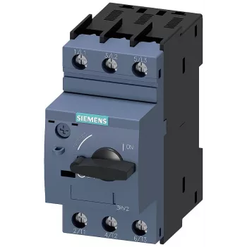 SIEMENS SIRIUS 3RV2 motorový istič 1,1-1,6A 3-polový S00 skrutkové svorky 3RV20211AA10