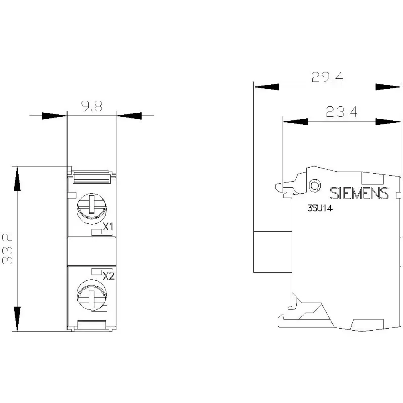 Siemens SIRIUS ACT LED modul s integrovanou LED, AC/DC 6-24V, žltý (3SU14011BG301AA0)
