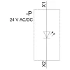 SIEMENS SIRIUS ACT LED modul s integrovanou LED, 24V AC/DC, žltý (3SU14012BB301AA0)
