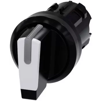 Siemens SIRIUS ACT otočný prepínač predný element, plast, biela, 2-pozície, aretovaný, 22mm 3SU1002-2BP60-0AA0