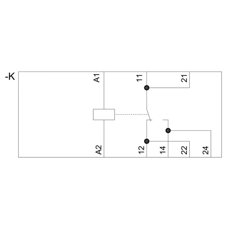 Siemens LZX:RT314024 relé do zásuvky 24 V DC 2 CO 8 A