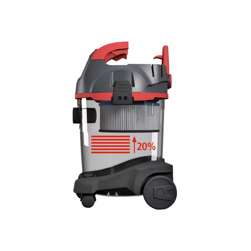 ELEKTROSTAR Starmix 016221 NSG uClean 1420 HK mokro-suchý vysávač, 1400 W, 20 L, nehrdzavejúca oceľ