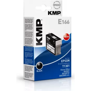 KMP E166 čierna kompatibilná atramentová kazeta pre Epson Stylus Office & WorkForce (25 ml, High Yield, náhrada T1301) 1618.4001