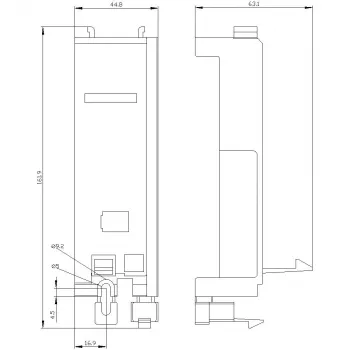 Siemens 3RV2927-7AA00 montážny adaptér stýkača pre SIRIUS 3RV2 výkonové spínače S2/S3