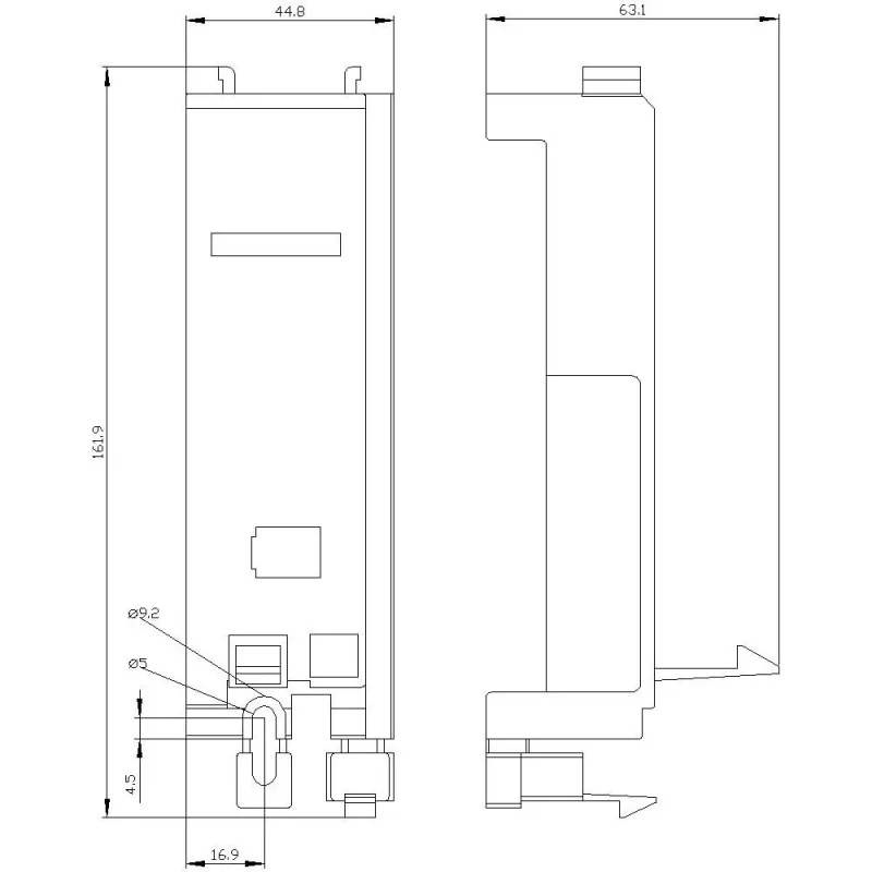 Siemens 3RV2927-7AA00 montážny adaptér stýkača pre SIRIUS 3RV2 výkonové spínače S2/S3