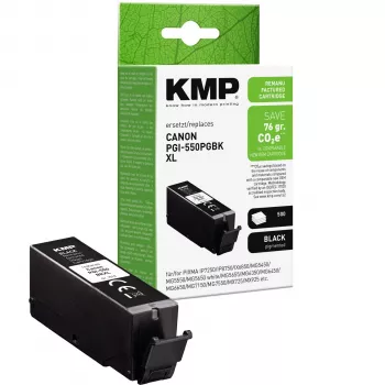 KMP čierna atramentová kazeta kompatibilná s Canon PGI-550 XL PGBK (1518,0001)