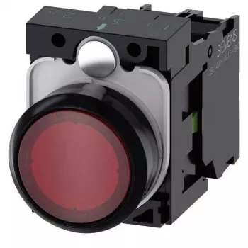 Siemens SIRIUS ACT osvetlené tlačidlo kompletný prístroj plast červený 3SU1102-0AB20-1BA0