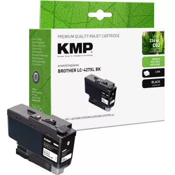 KMP kompatibilná čierna atramentová kazeta náhrada za Brother LC427XLBK (extra vysoký výnos, 6000 strán) 1551,4001