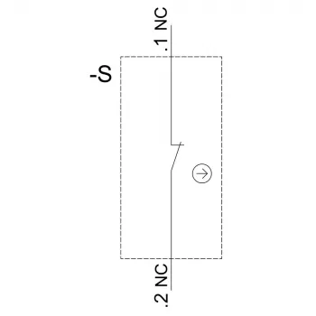 Siemens SIRIUS ACT kontaktný modul 3SU1400-1AA10-1MA0, 1 NO + 1 NC, skrutková svorka, 500 V AC/DC