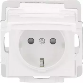 BUSCH-JAEGER SCHUKO zásuvková vložka 16A 250V podomietková alpská biela 2CKA002013A5446