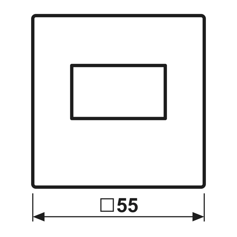 JUNG A 1569 USB ANM kryt pre USB nabíjačku, termoplast lakovaný, séria A, antracitový matný