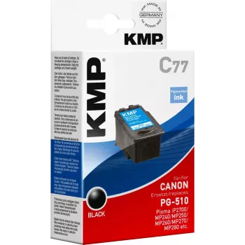 KMP C77 čierna kompatibilná atramentová kazeta 9 ml pre Canon PIXMA MP230 MP237 MP252 MP258 MP270 MP282 MP499 MX350 MX360 MX410 MX420 1511.4001