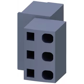 Siemens 3RV2917-5D napájacia svorkovnica pre SIRIUS 3RV2.2/3RV2.3 výkonové ističe, 6 mm², skrutková svorka, sivá