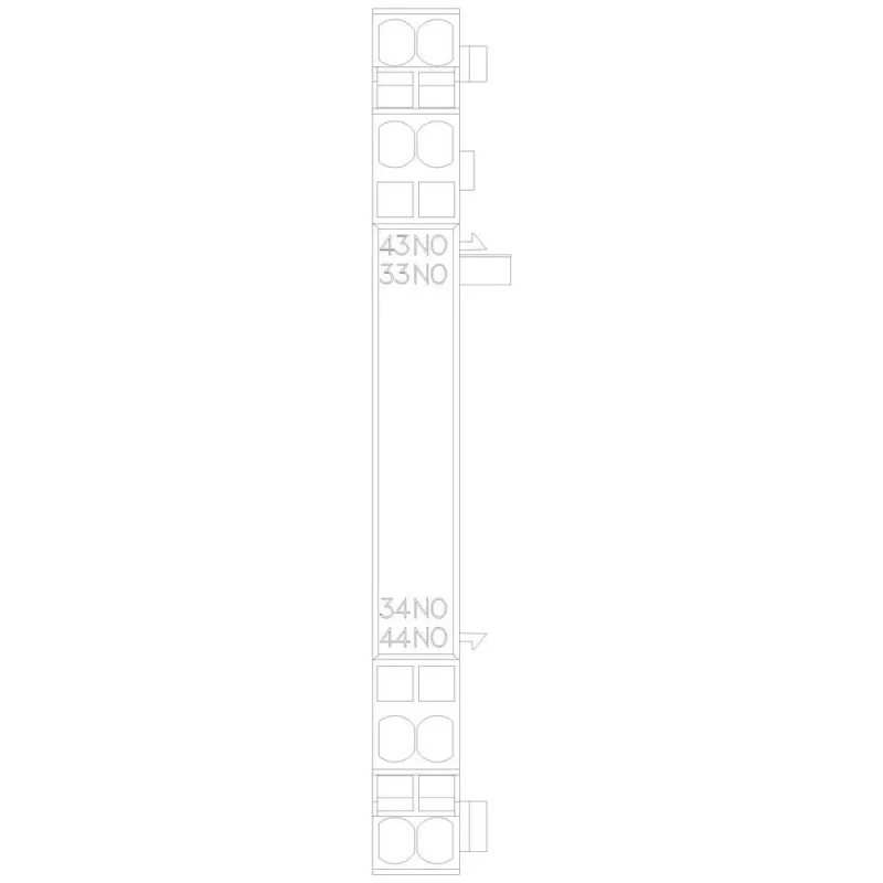 Siemens pomocný spínač 2 NO, bočná montáž pre 3RV2 výkonové ističe S00/S0 - 3RV29012B