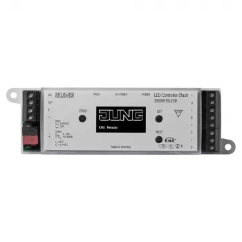 JUNG KNX LED kontrolér 5-kanálový DC 5-48V, DIN lišta, Secure, 390051SLEDE