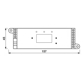 JUNG KNX LED kontrolér 5-kanálový DC 5-48V, DIN lišta, Secure, 390051SLEDE