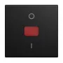Busch-Jäger kolískový spínač s červenou šošovkou 2508-915 (2CKA001731A4044)