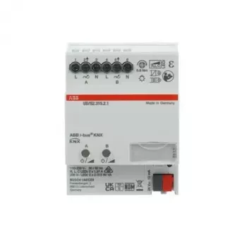 ABB UD/S2.315.2.1 LED stmievač 2x315 W/VA, 2-kanálový KNX univerzálny stmievací aktor, DIN lišta 2CKA006197A0053