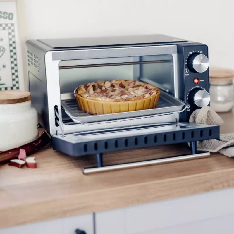Steba KB M 9 mini rúra na pečenie 9 L 800 W čierna/strieborná 04.69.00