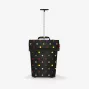 Reisenthel trolley M taška na kolieskach, polyester, čierna s bodkami, zmiešané farby, 2 kolieska (NT7009)