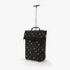 Reisenthel trolley M taška na kolieskach, polyester, čierna s bodkami, zmiešané farby, 2 kolieska (NT7009)