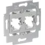 Busch-Jaeger 1820 montážny rám pre 2 Modular Jacks, sivý (2CKA001753A8057)