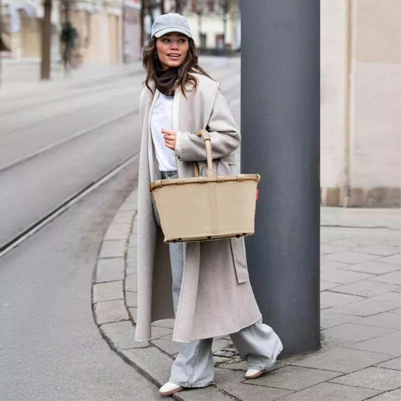 reisenthel Carrybag frame cord nákupný košík polyester Sand BK 6053