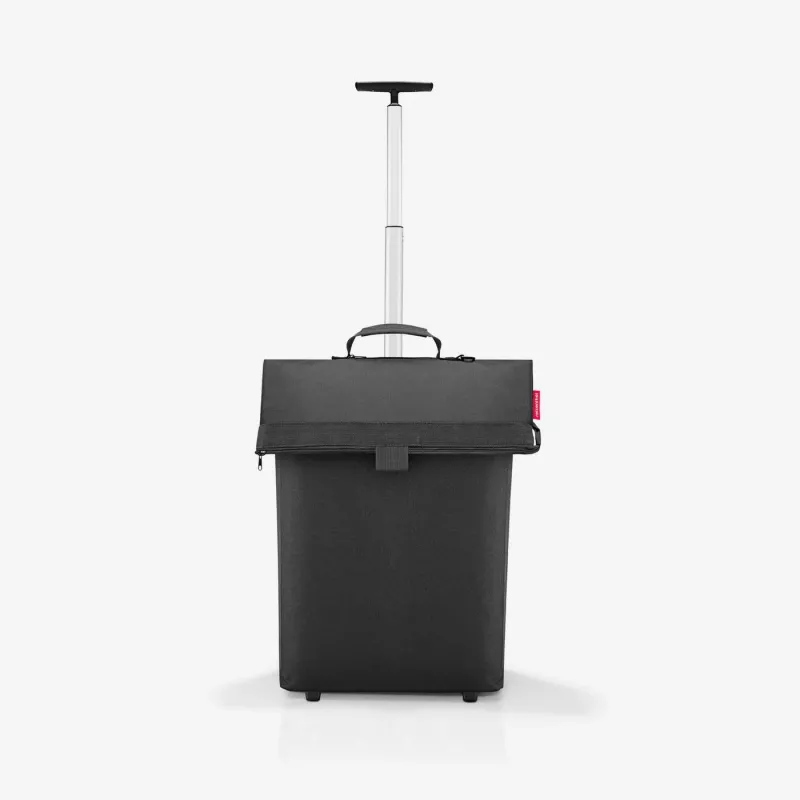 Reisenthel trolley M nákupný vozík taška 43L čierna polyester 2 kolesá NT7003
