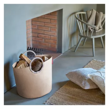 reisenthel loophome S úložný košík - Twist Coffee - hliníkové rukoväte - 12 L - okrúhly VR6043