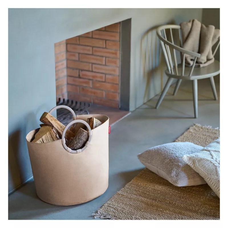 Reisenthel loophome S VR6043 kôš na bielizeň, okrúhly, polyester/hliník, Twist Coffee