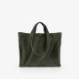 reisenthel Softshopper cord dark matcha GR5057 ramenná taška polyester 28 l