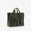 reisenthel Softshopper cord dark matcha GR5057 ramenná taška polyester 28 l