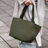 reisenthel Shopper M cord dark matcha nákupná taška ZS5057 - objem 15 litrov