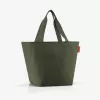 reisenthel Shopper M cord dark matcha nákupná taška ZS5057 - objem 15 litrov