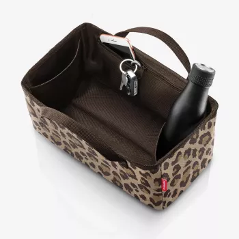 reisenthel Organizer Leo Macchiato polyester organizér do tašky 36x18x16 cm 8 l hnedý