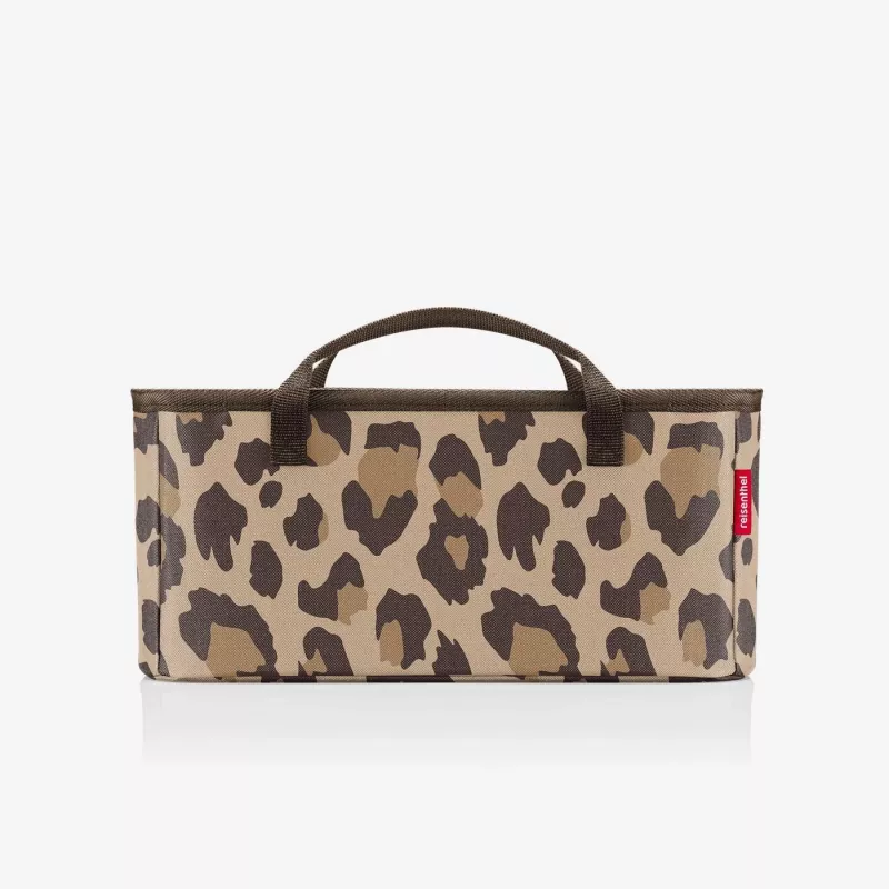 reisenthel Organizer Leo Macchiato polyester organizér do tašky 36x18x16 cm 8 l hnedý