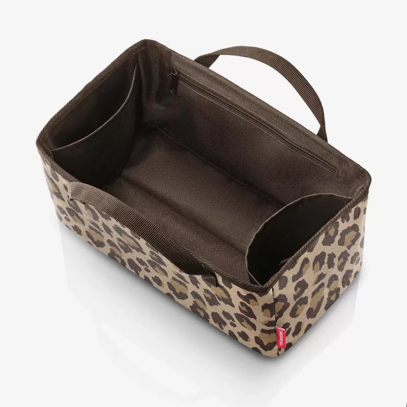 reisenthel Organizer Leo Macchiato polyester organizér do tašky 36x18x16 cm 8 l hnedý