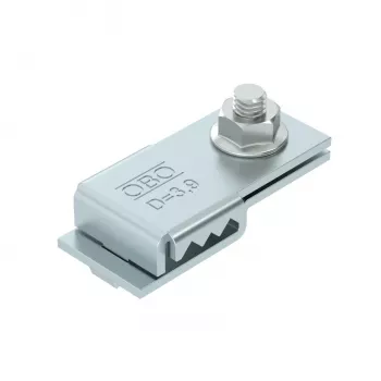 OBO Bettermann VEK-GRM 3.9 FS pripojovacia a uzemňovacia svorka, 42x19x11 mm, oceľ, páskovo pozinkovaná