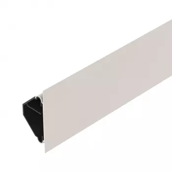 OBO BETTERMANN Rehau RAUTRIGO Rohový diel káblového kanála 50x50 mm čistobiela RAL 9010 6131164