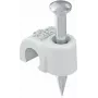 OBO Bettermann Izolovaná klincová spona 6-7 mm svetlosivá PP 200 kusov (2227460)