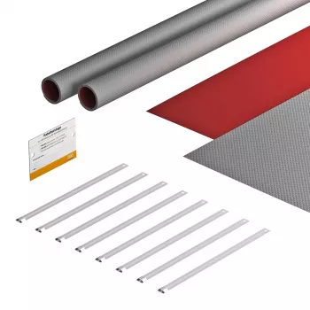 OBO Bettermann FSB-K32 sada pások pre fotovoltaické systémy 550x380 mm sivá/červená 7203150