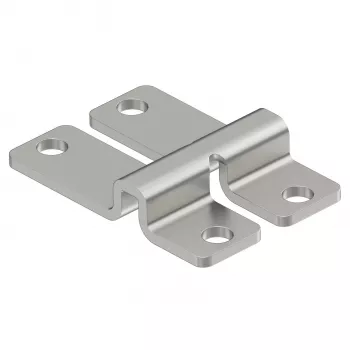 OBO BETTERMANN WB nástenný a podlahový upevňovač pre mrežové káblové žľaby, nitová/skrutková montáž, 47x32x9 mm, elektrogalvanizovaná oceľ (6017164)