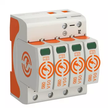 OBO BETTERMANN CombiController V50 V50-4-280 4-pólový 280V Typ 1+2 prepäťová ochrana (5093513)