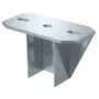 OBO Bettermann KU 7 NOX FT hlavová doska pre U-stĺpik, nerez 1.4301 6349056