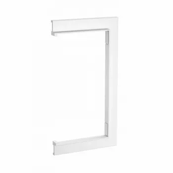 OBO BETTERMANN Rehau SIGNA BASE nástenný krycí rám 70x130 mm, RAL 9010 čistobiela (6132801)