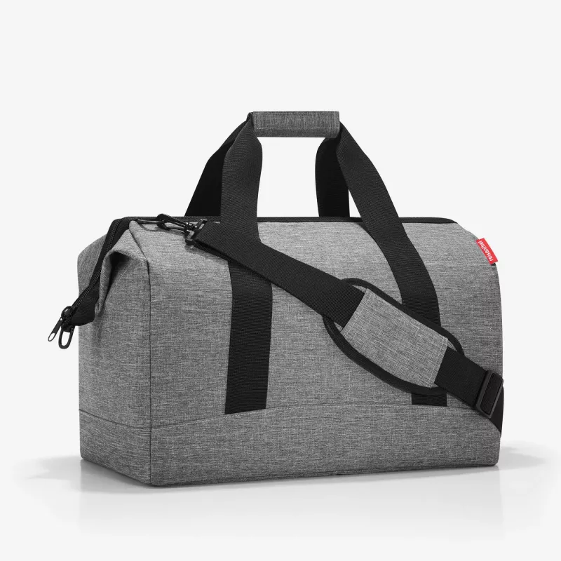 Reisenthel Allrounder L unisex lekársky kufrík so zipsom, sivý monochromatický polyester (MT7052)