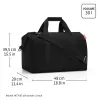 Reisenthel Allrounder L unisex lekársky kufrík so zipsom, sivý monochromatický polyester (MT7052)