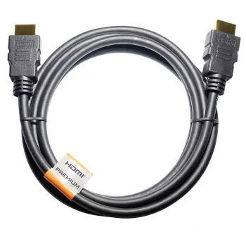 MAXTRACK C 215-2 L HDMI kábel 2 m čierny 4K Ultra HD 18 Gbps HDMI 2.0
