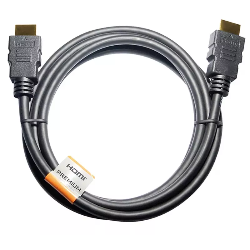 MAXTRACK C 215-2 L HDMI kábel 2 m čierny 4K Ultra HD 18 Gbps HDMI 2.0
